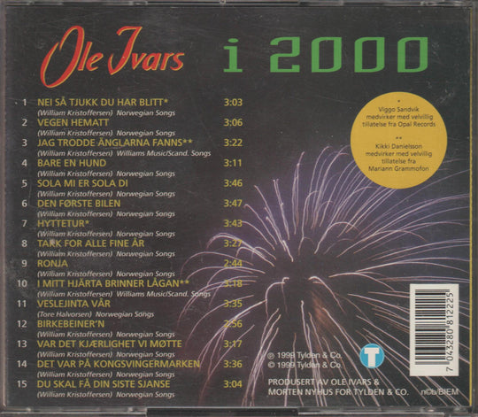Ole Ivars - Ole Ivars i 2000 (1999). CD.