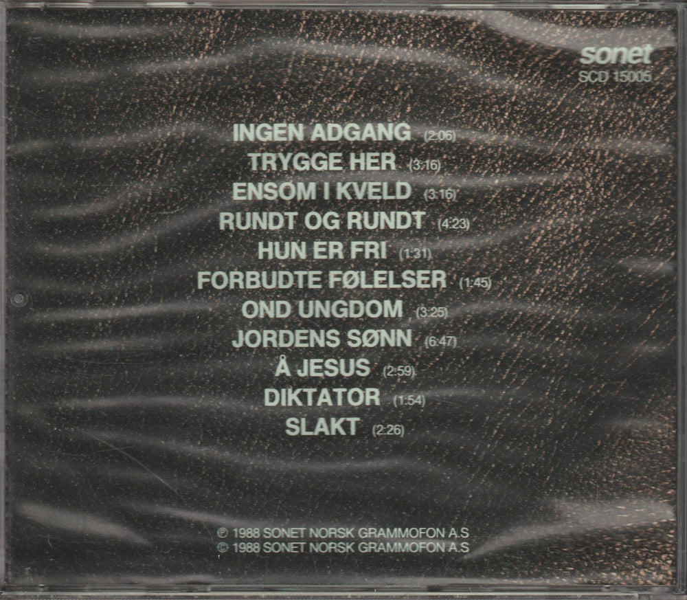 Raga Rockers - Forbudte følelser (1988). CD.