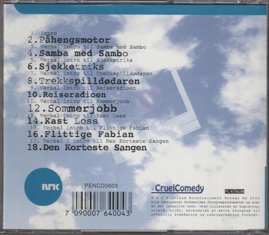 Øystein Bache og Rune Gokstad - Fred & Croonern. 2001. . CD.