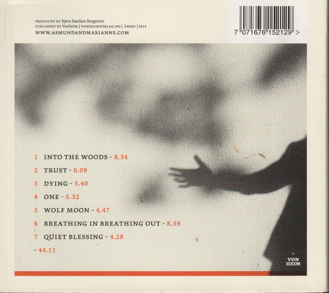 Åsmund & Marianne - Trust. 2011. . CD.
