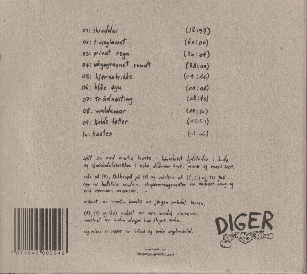 Kråkesølv - Trådnøsting. 2009. . CD.