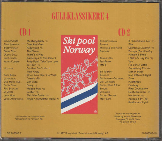 Diverse artister - Gullklassikere IV (2CD). 1996. . CD.
