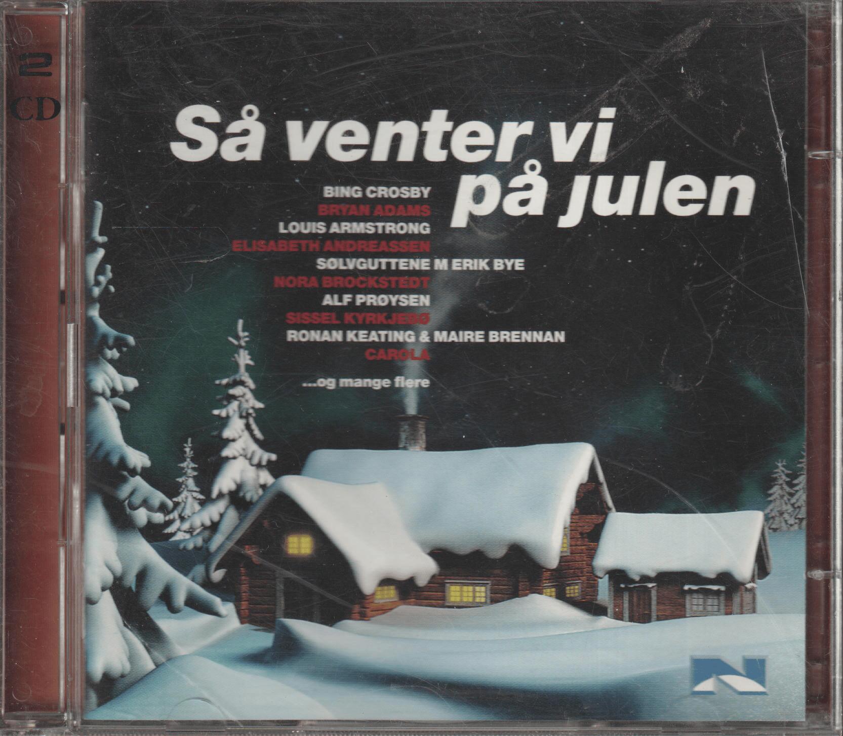 Diverse artister - Så venter vi på julen (2CD). 2001. . CD.