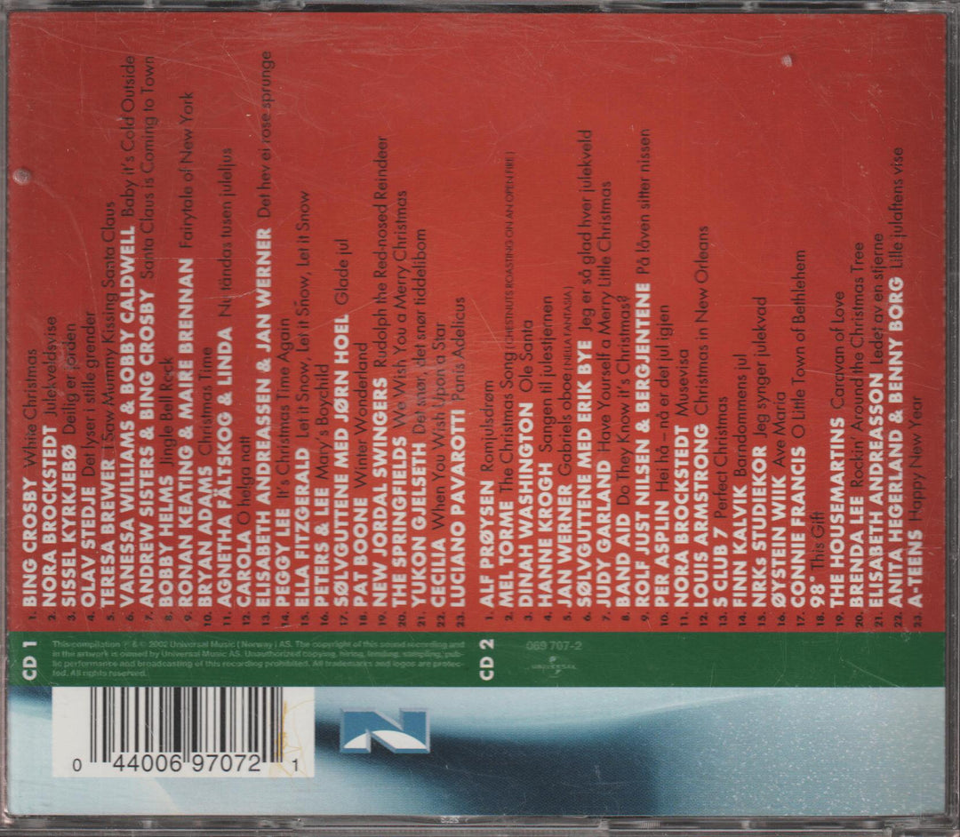 Diverse artister - Så venter vi på julen (2CD). 2001. . CD.