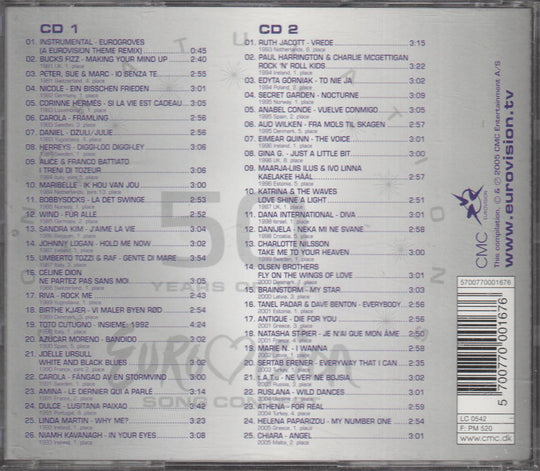 Diverse artister - Congratulations: 50 Years of the Eurovision Song Contest (1981-2005) (CD2). 2005. . CD.