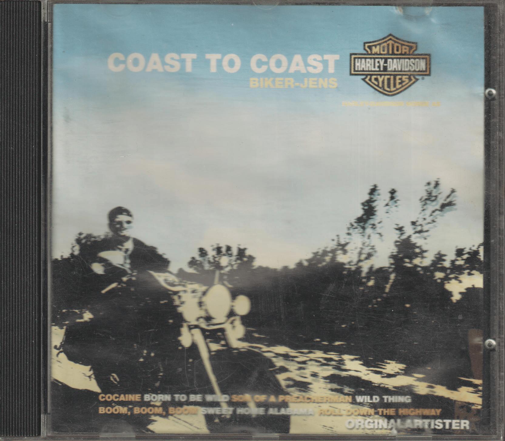 Diverse artister / Biker-Jens - Coast to Coast. 1999. . CD.