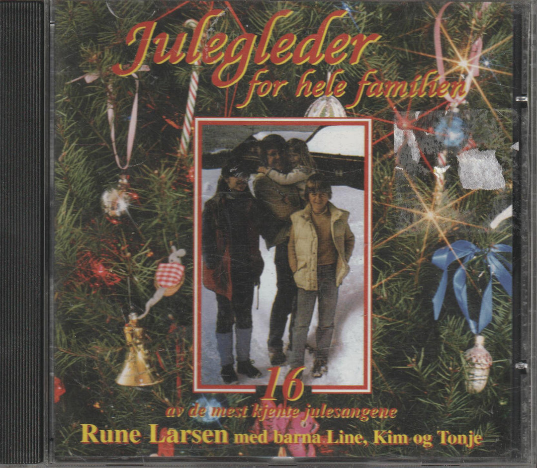 Rune Larsen med barna Line, Kim og Tonje - Julegleder for hele familien. 1994. . CD.