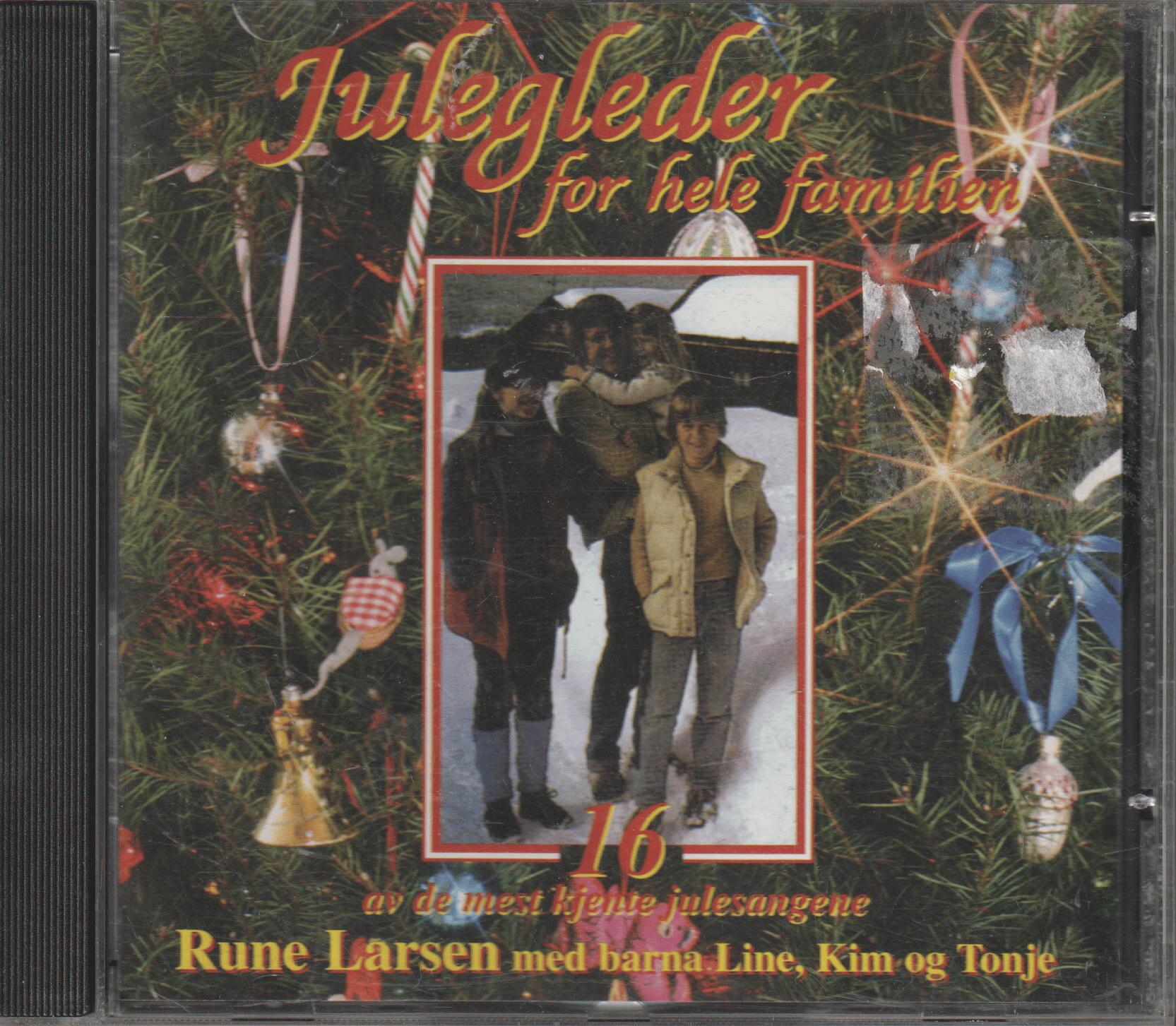 Rune Larsen med barna Line, Kim og Tonje - Julegleder for hele familien. 1994. . CD.