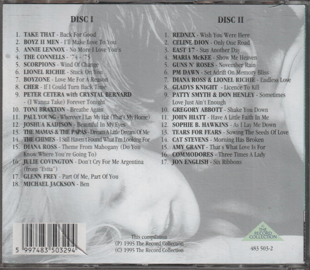 Diverse artister - The Love Song Collection 4 (2CD). 1995. . CD.