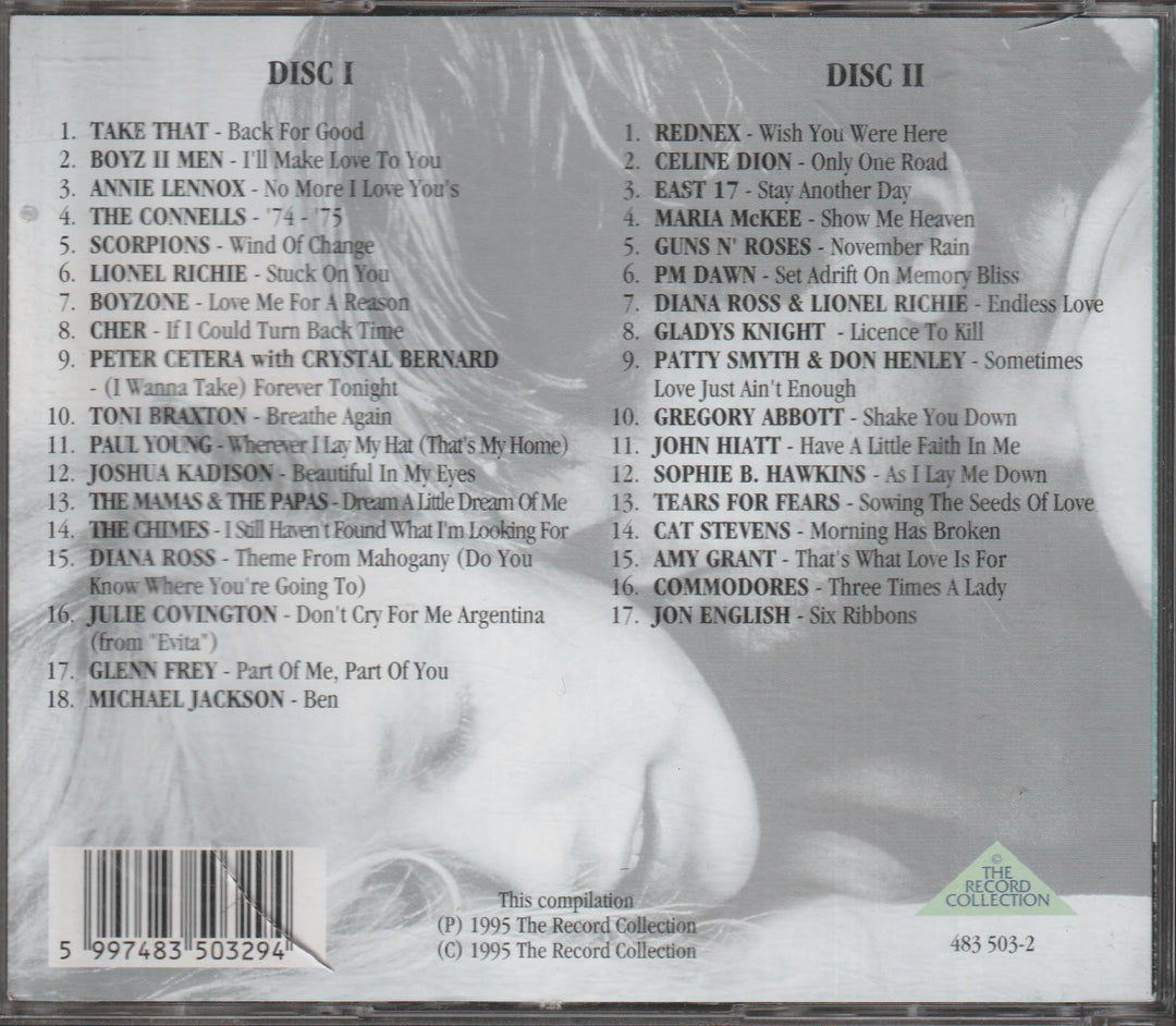 Diverse artister - The Love Song Collection 4 (2CD). 1995. . CD.