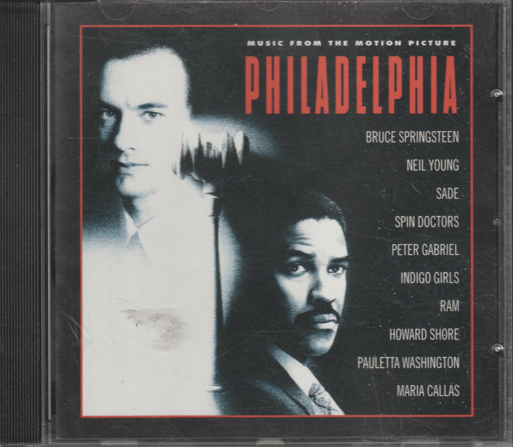 Diverse artister - Philadelphia (Music From The Motion Picture). 1993. . CD.