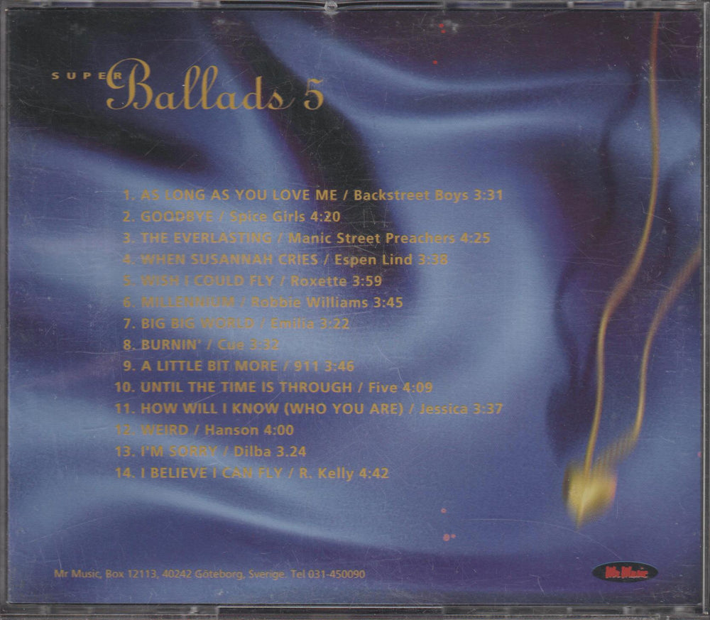 Diverse artister - Super Ballads 5. 1996. . CD.