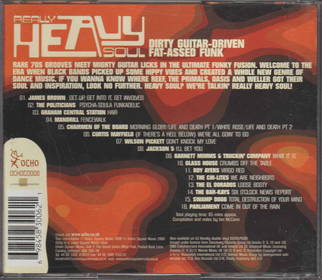 Diverse artister - Really Heavy Soul: Dirty Guitar Driven Fat Assed Funk. 2002. . CD.