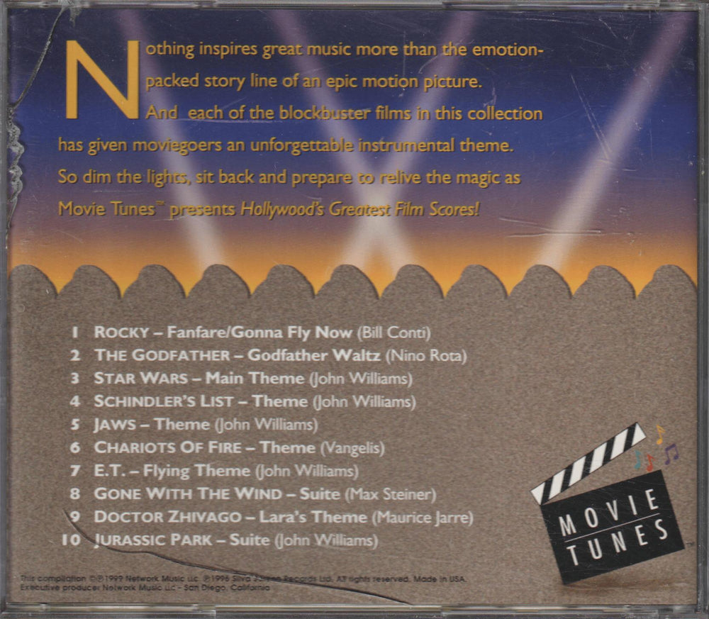Diverse artister - Hollywood's Greatest Film Scores: Award Winning Themes. 2000. . CD.