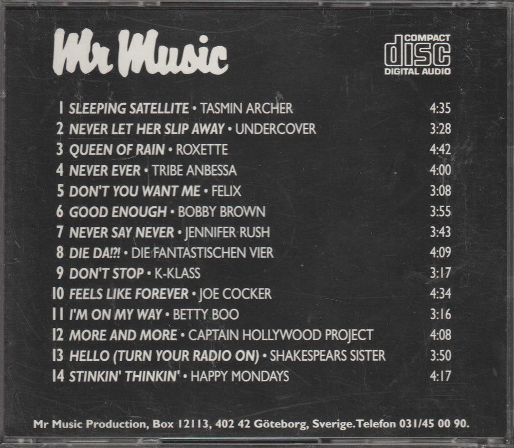 Diverse artister - Mr. Music Hits Vol. 4 - 1995. 1995. . CD.