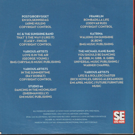Diverse artister - Sommer Hits. 2005. . CD.