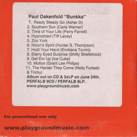 Diverse artister - Playground Music Scandinavia (Promo). 2002. . CD.