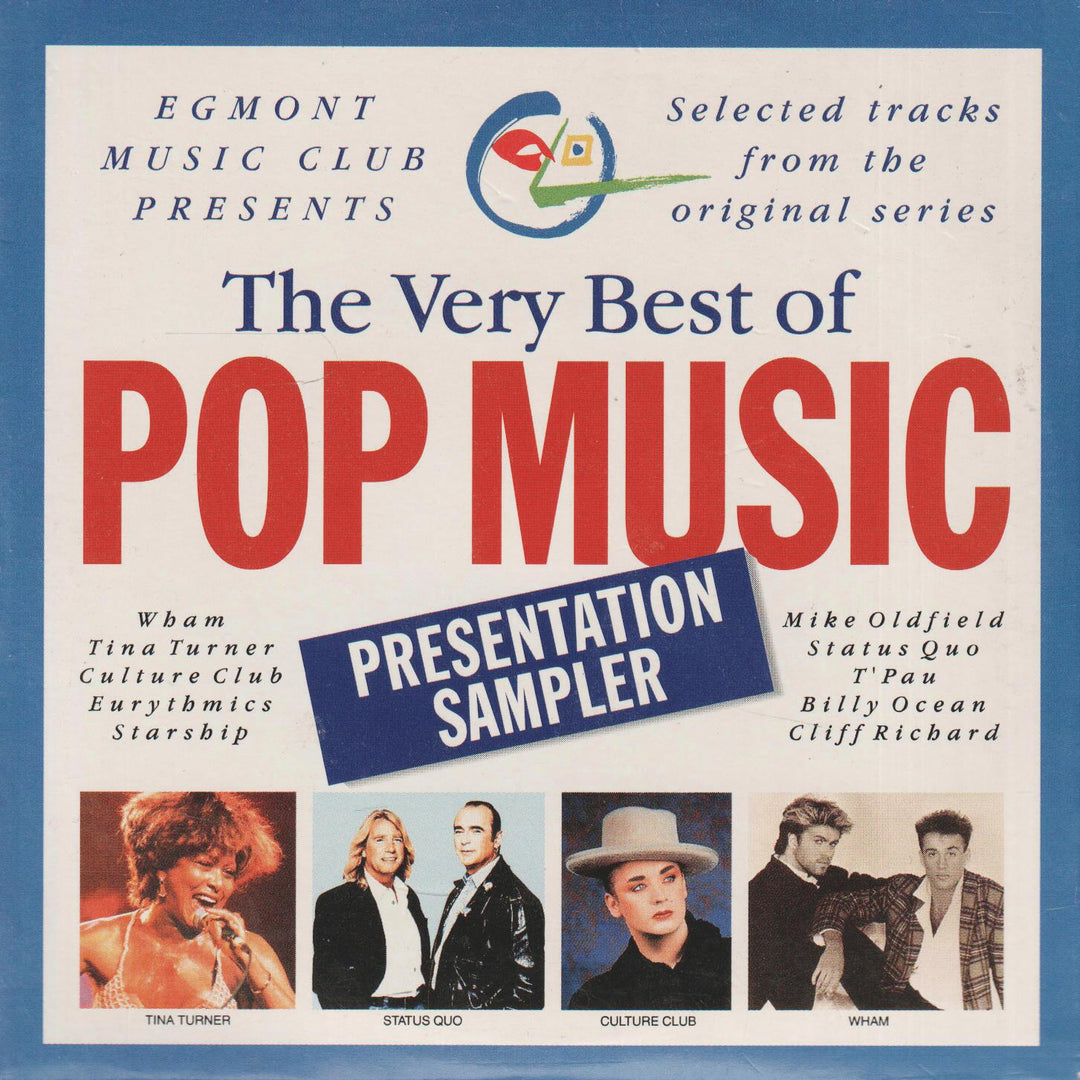 Diverse artister - Egmont Music Club Presents: The Very Best of Pop Music (Presentation Sampler). 1993. . CD.