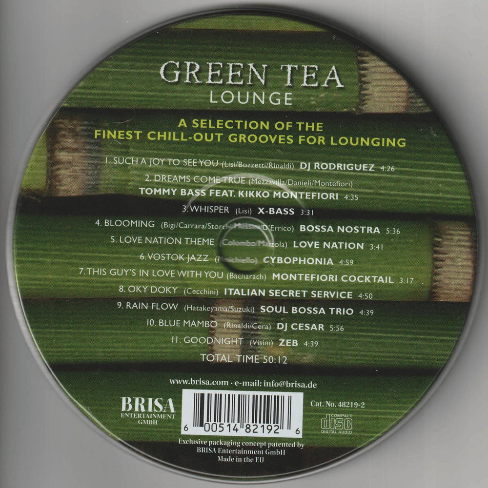 Diverse artister - Green Tea Lounge: Finest Chill-Out Music (Metal Box). 2006. . CD.