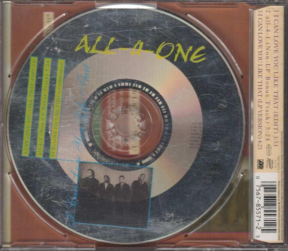 All-4-One - I Can Love You Like That (1995). CD-singel.