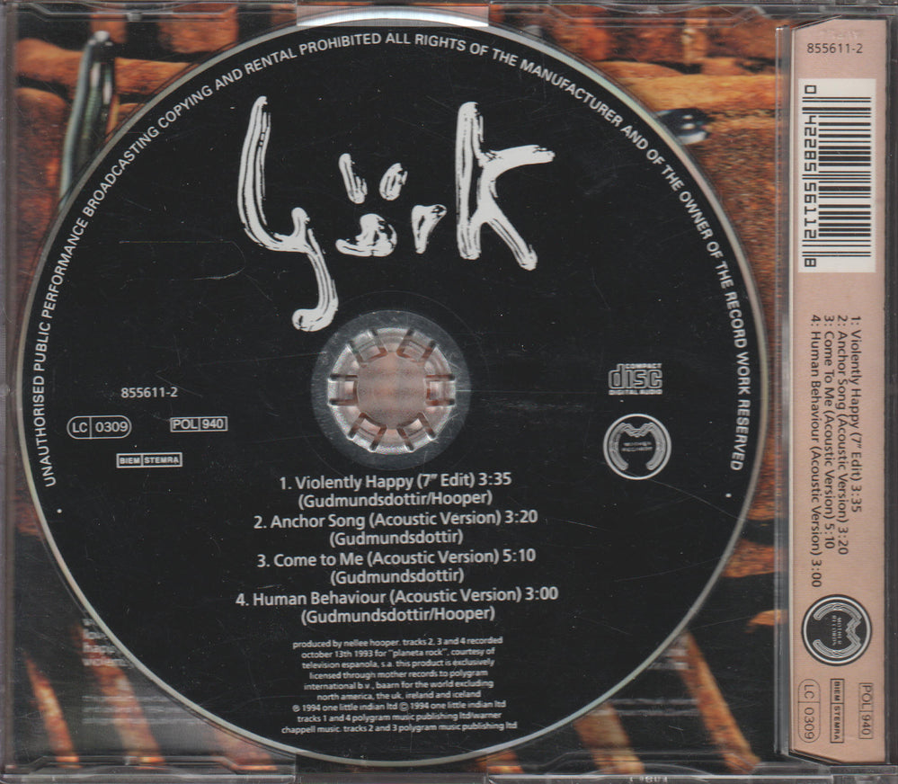 Björk - Venus as a Boy (1993). CD-singel.