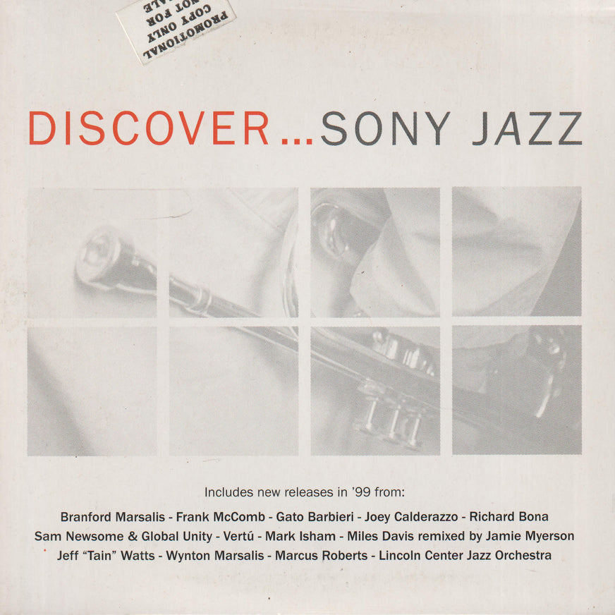 Various Artists - Discover... Sony Jazz (1999). CD-singel.