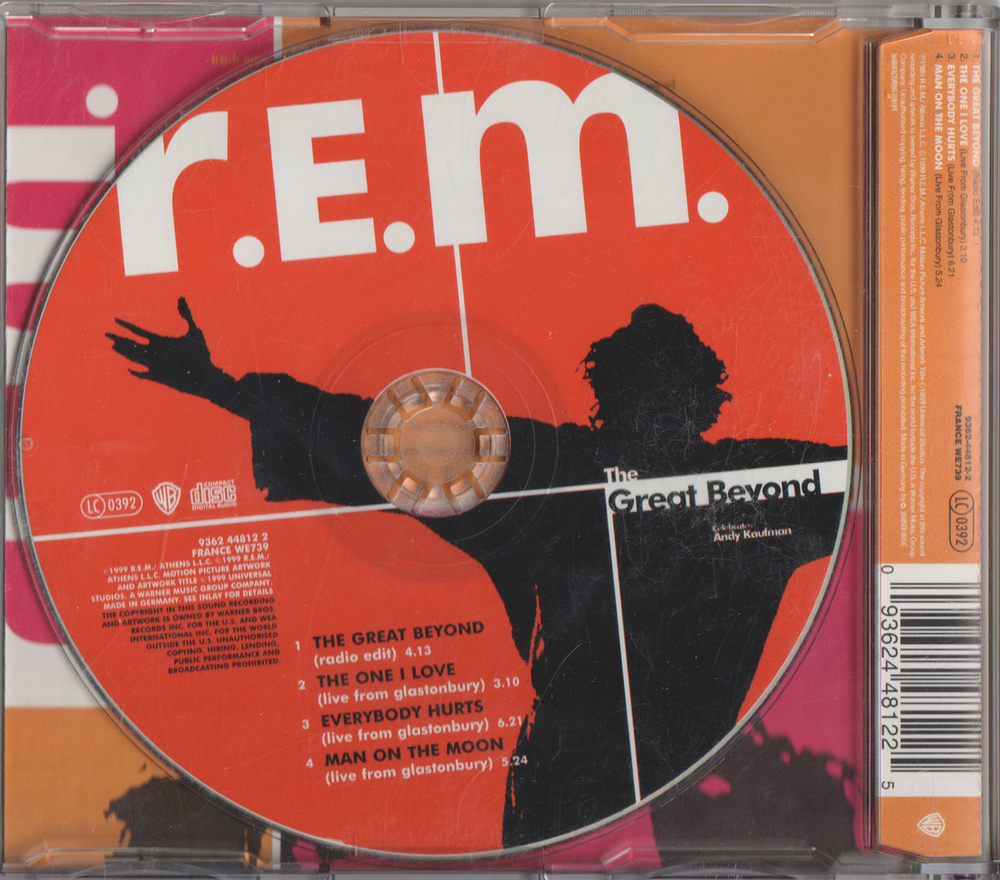 R.E.M. - The Great Beyond (1999). CD-singel.
