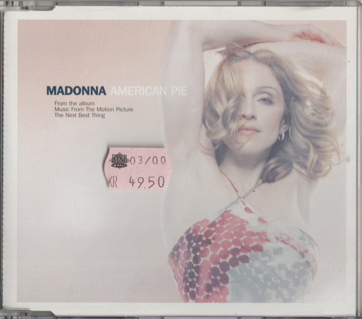 Madonna - American Pie (2000). CD-singel.
