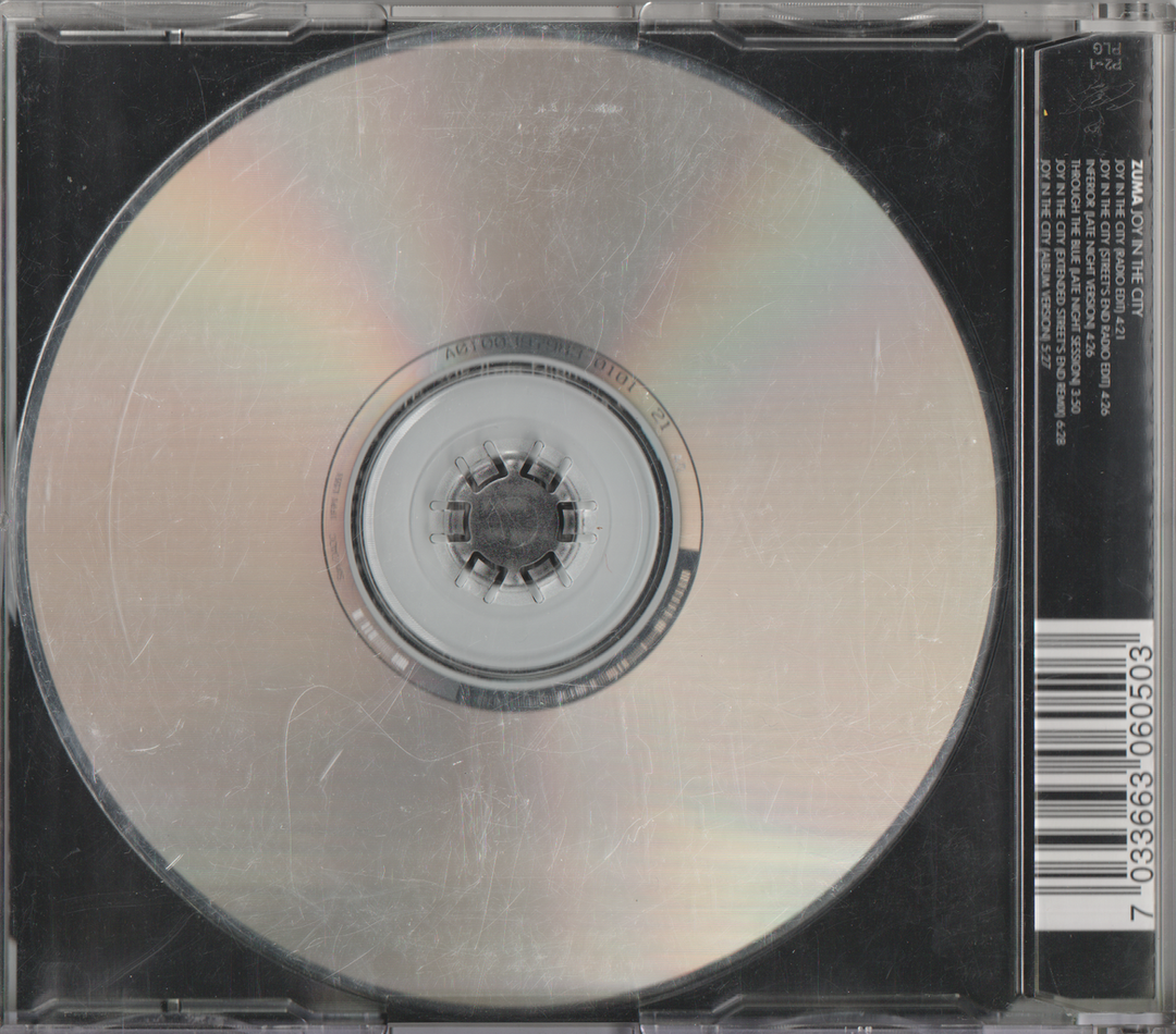 Zuma - Joy In The City (2001). CD-singel.