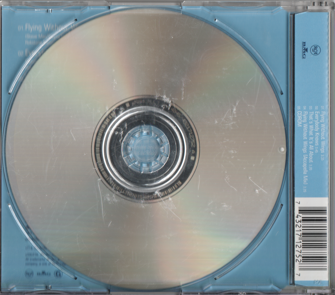 Westlife - Flying Without Wings (1999). CD-singel.