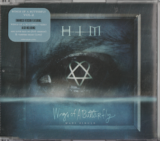 HIM - Wings Of A Butterfly (2005). CD-singel.