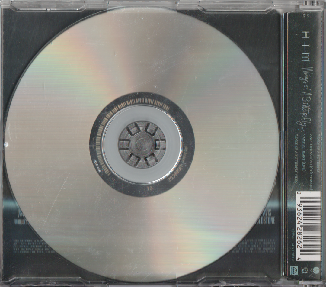 HIM - Wings Of A Butterfly (2005). CD-singel.