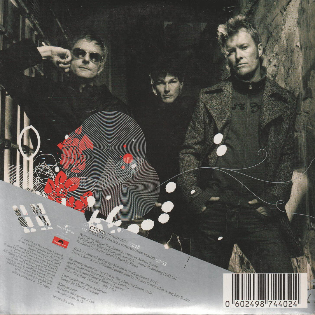 A-ha - Celice (2005). CD-singel.
