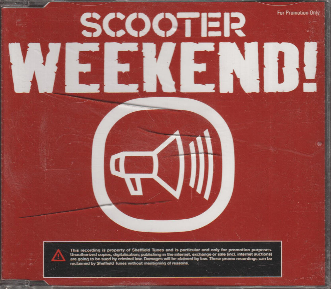 Scooter - Weekend! (Promo) (2003). CD-singel.