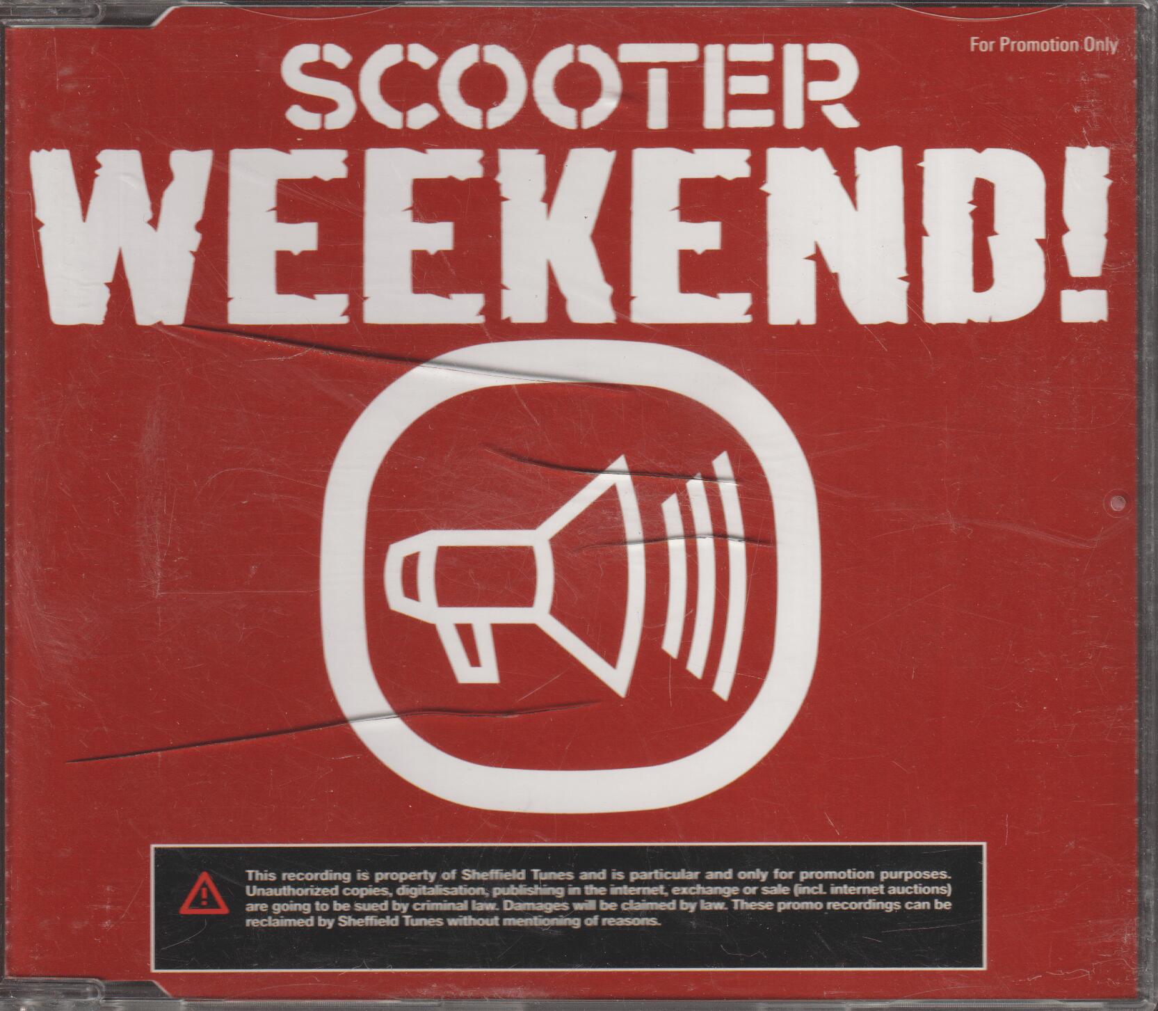 Scooter - Weekend! (Promo) (2003). CD-singel.