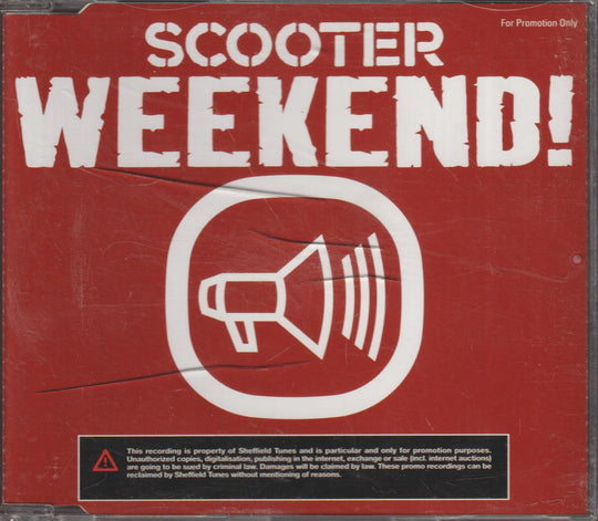 Scooter - Weekend! (Promo) (2003). CD-singel.