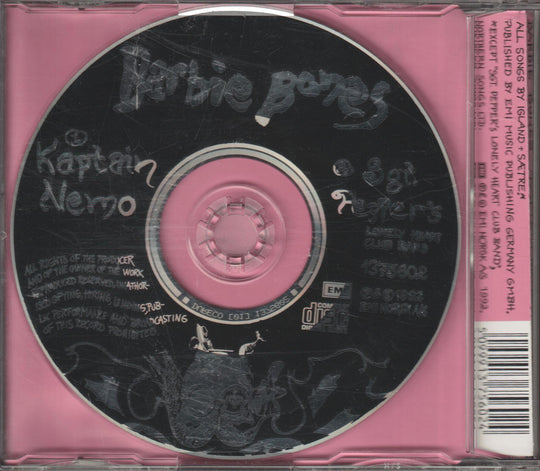 Barbie Bones - Kaptain Nemo (1992). CD-singel.