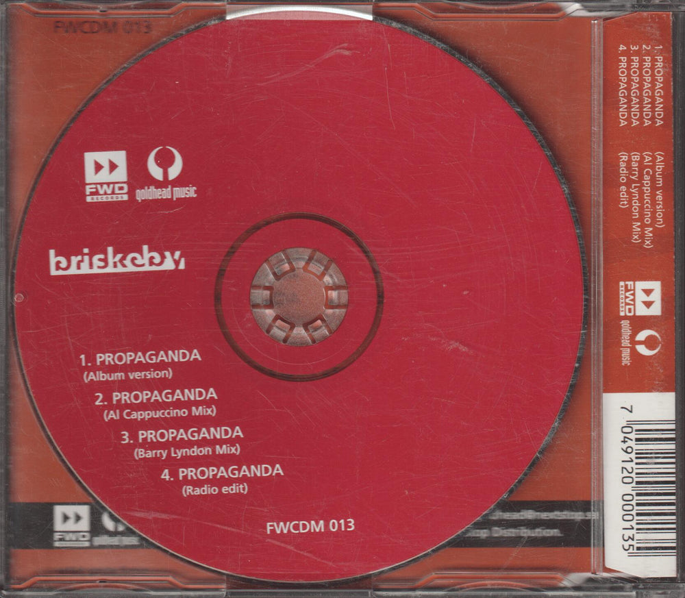 Briskeby - Propaganda (2000). CD-singel.