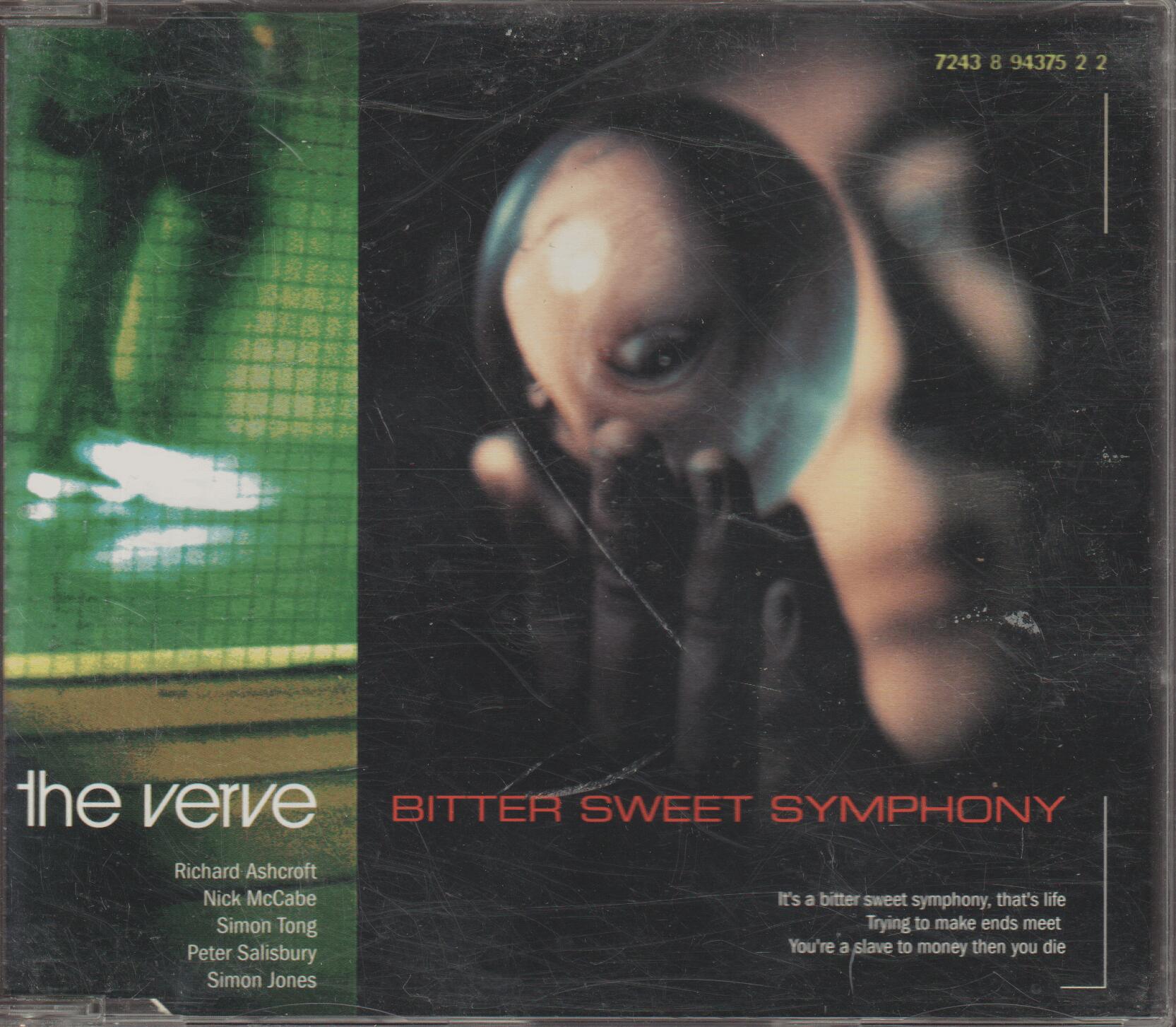 The Verve - Bitter Sweet Symphony (1997). CD-singel.