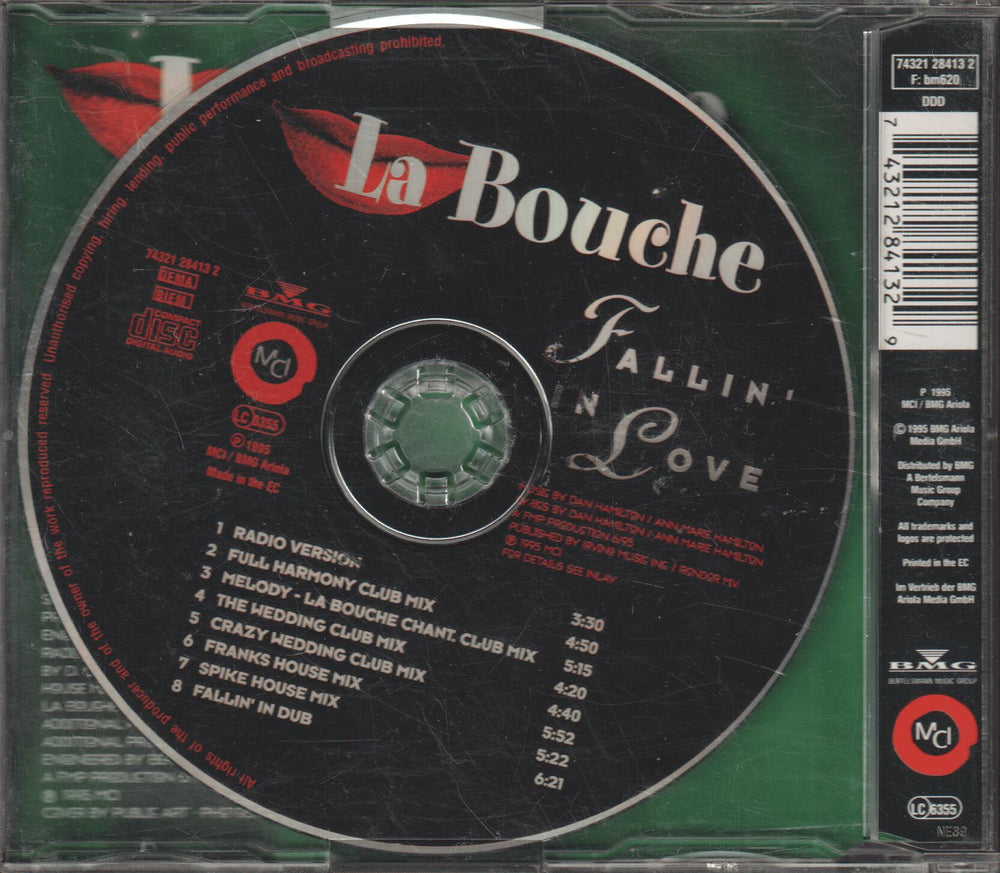 La Bouche - Fallin' In Love. 1995. CD-singel.