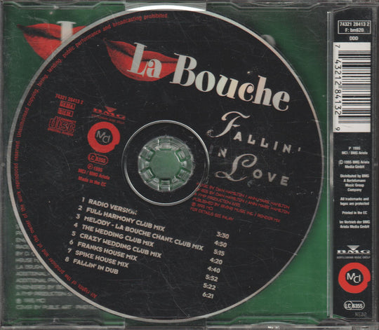 La Bouche - Fallin' In Love. 1995. CD-singel.