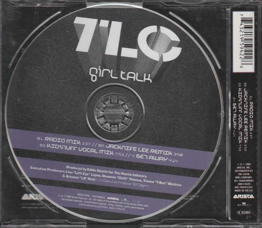TLC - Girl Talk. 2002. CD-singel.