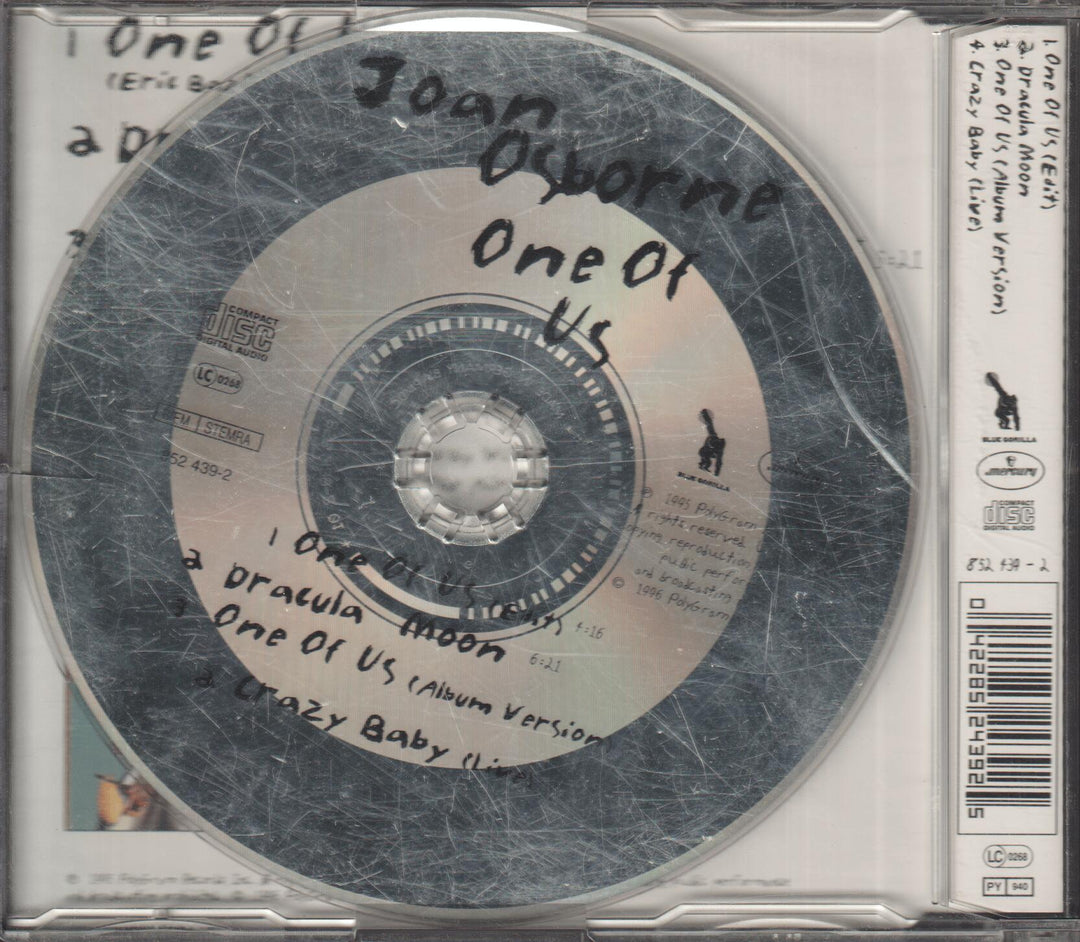 Joan Osborne - One Of Us. 1995. CD-singel.