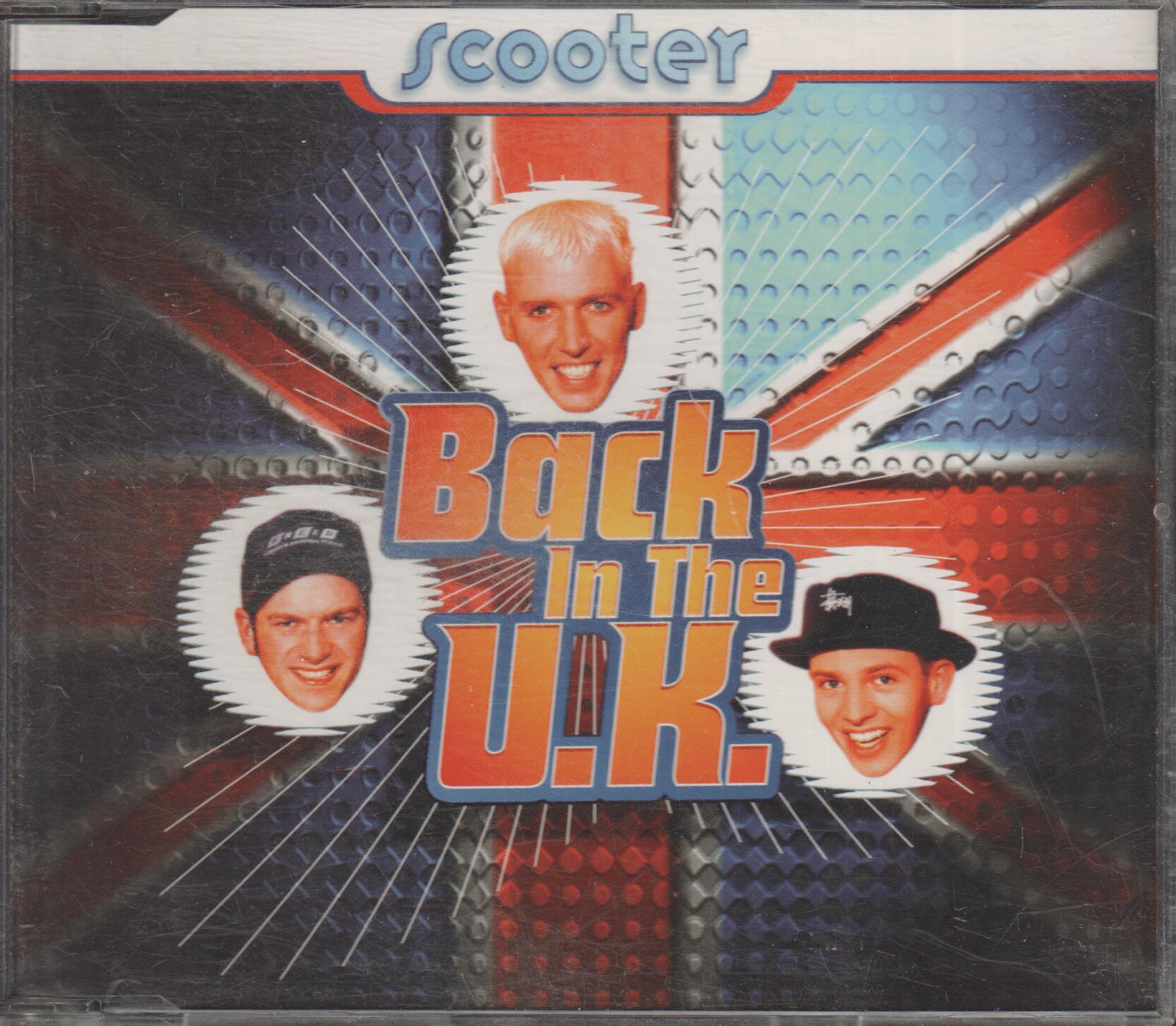 Scooter - Back In The U.K. 1996. CD-singel.