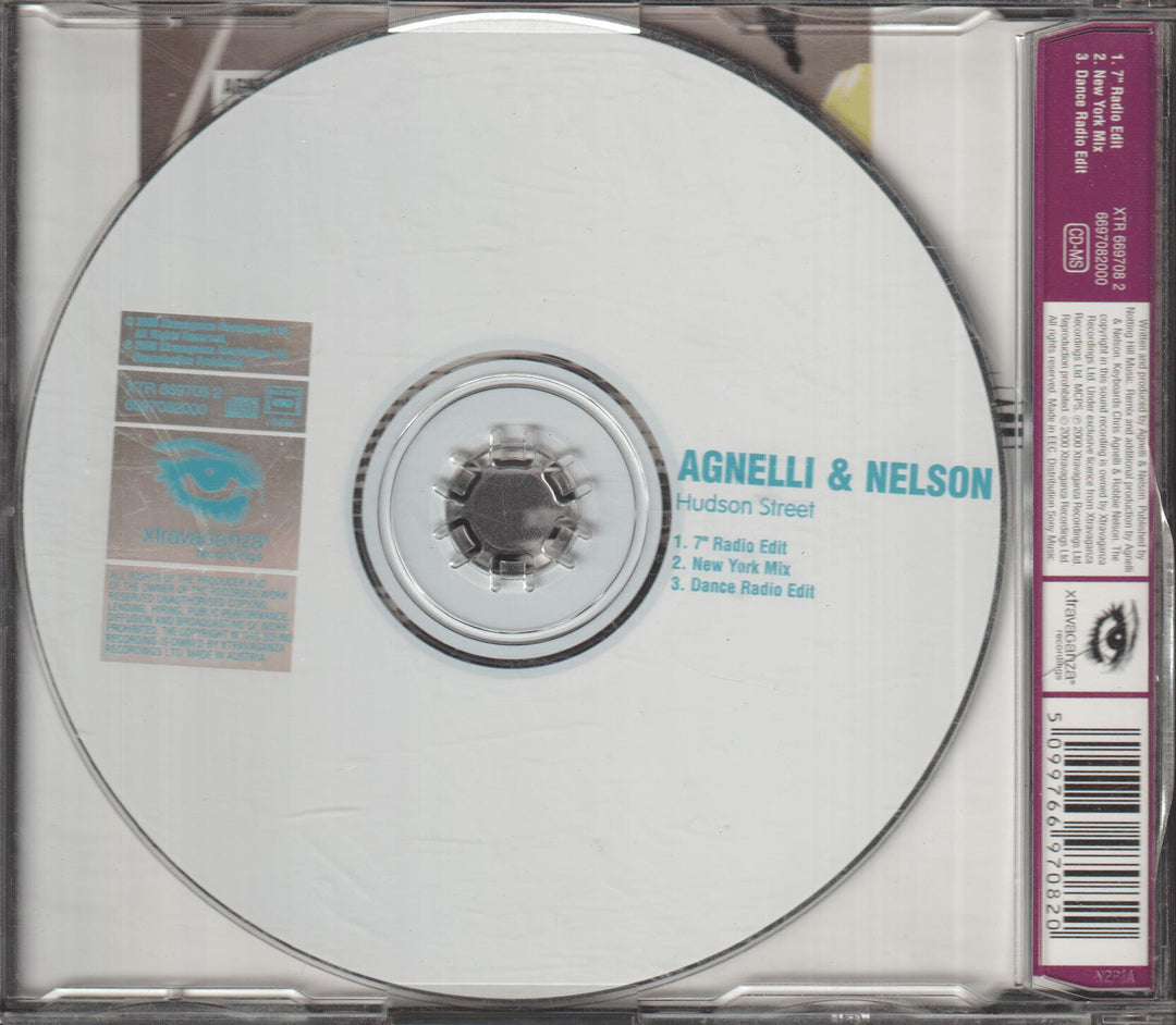 Agnelli & Nelson - Hudson Street. 2000. CD-singel.