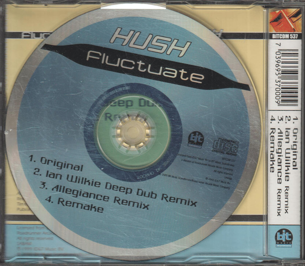 Hush - Fluctuate. 2002. CD-singel.
