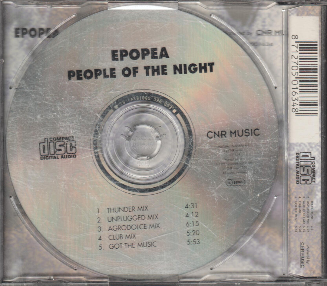 Epopea - People Of The Night. 1992. CD-singel.