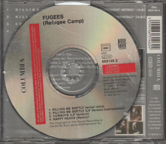 Fugees - Killing Me Softly. 1996. CD-singel.