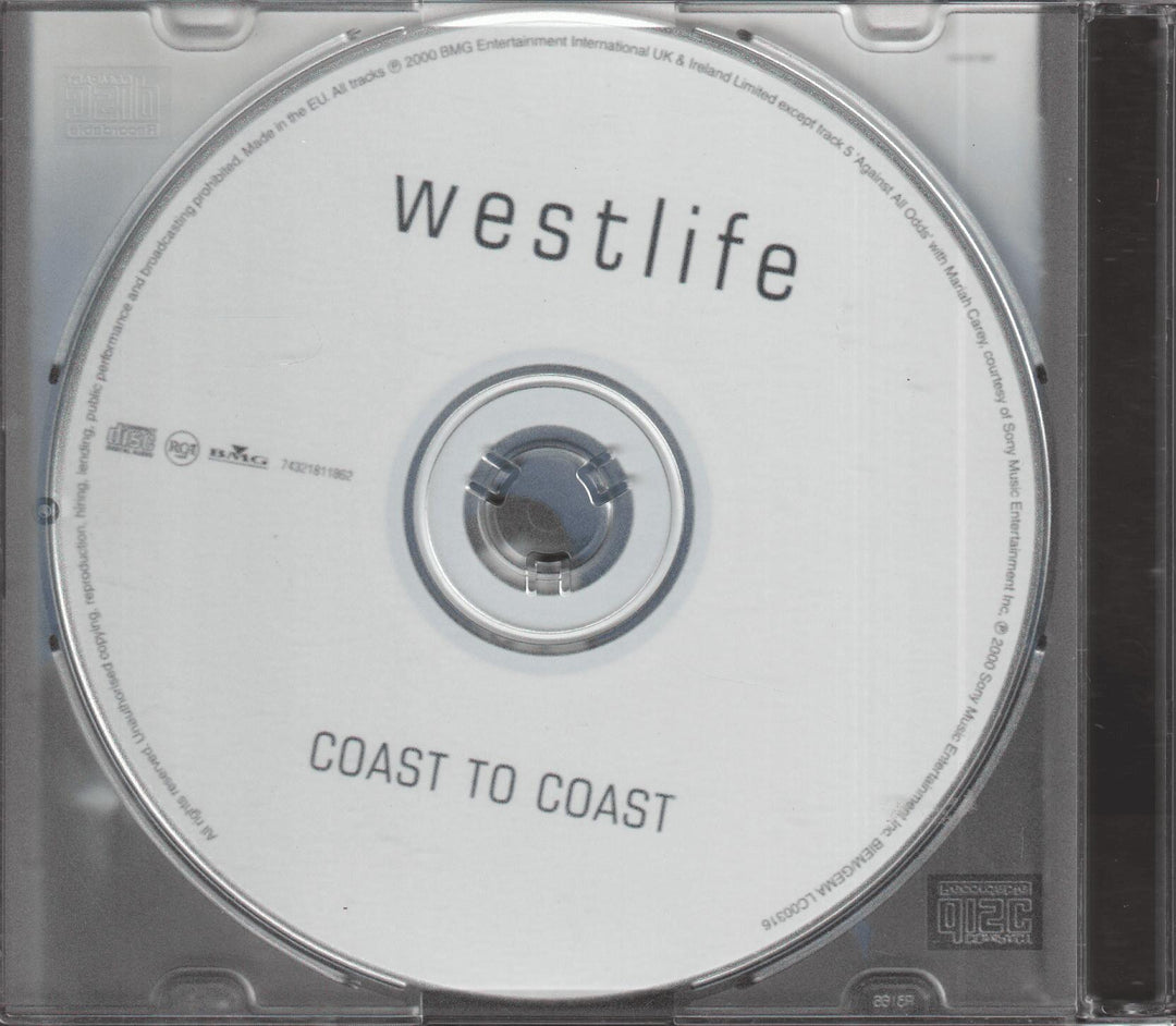 Westlife - Coast To Coast. 2000. CD-singel.