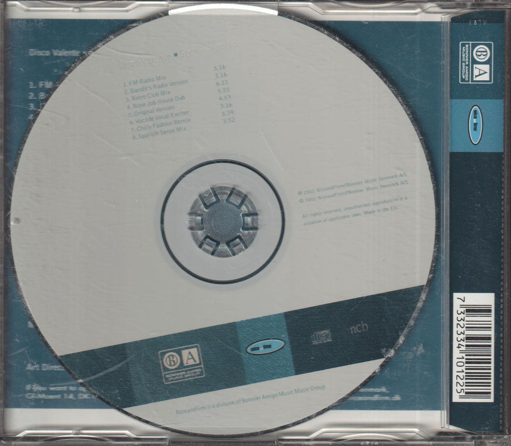 Disco Valente - Seen You Before. 1998. CD-singel.